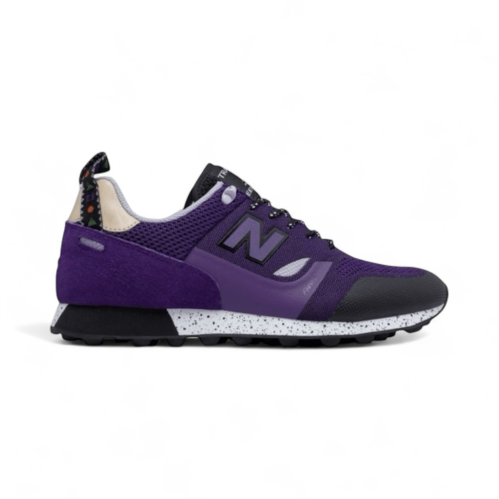 New Balance Purple And Black Sneakers